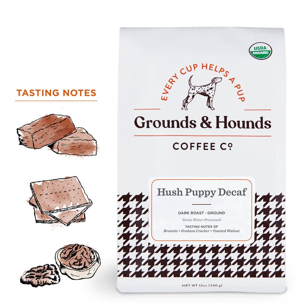 Hush Puppy™ Dark Roast Decaf Coffee