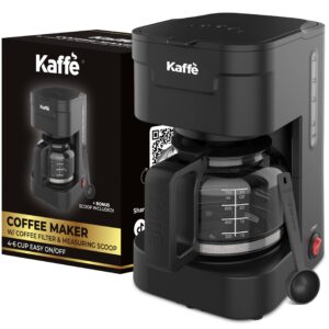 Kaffe 5-Cup Coffee Maker w/ Scoop - Black
