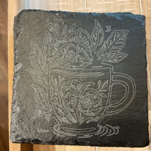Slate coaster 2