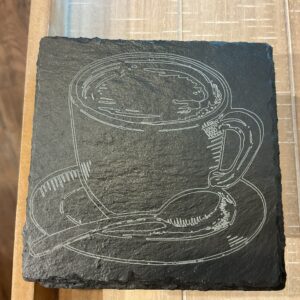 Slate coaster 3