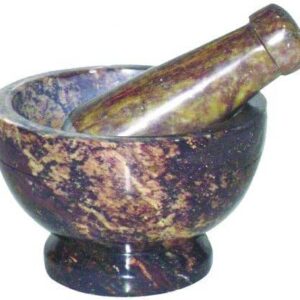 Brown Marble Mortar & Pestle (4 in.)