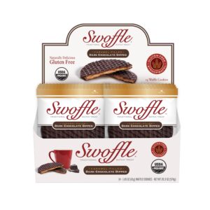 Dark Chocolate Dipped with Caramel Fill Swoffle