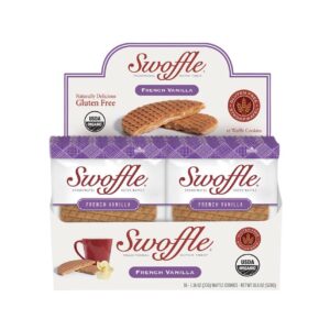 French Vanilla Swoffle with Caramel Fill