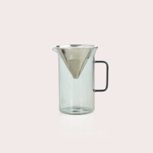 AdHoc Impact Pour Over Coffee Maker in Grey Glass
