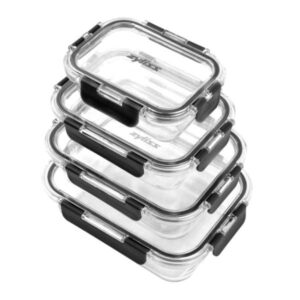 Zyliss 4 Piece Glass Storage Container Set