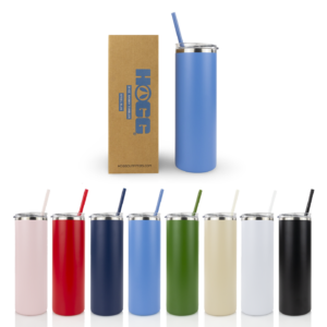 20oz POWDER COATED SKINNY TUMBLER