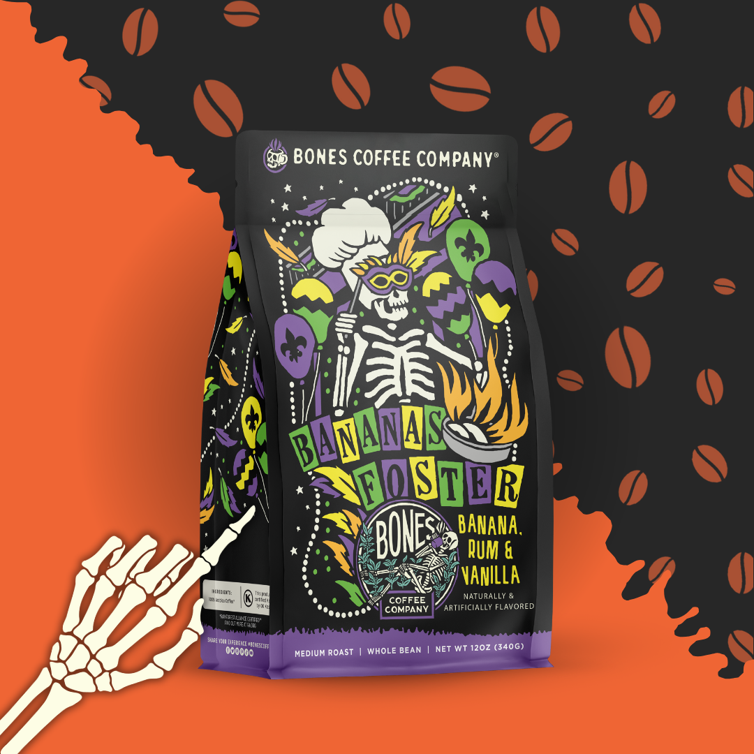 Bananas Foster Flavored Coffee | 12oz | Whole Bean & Ground