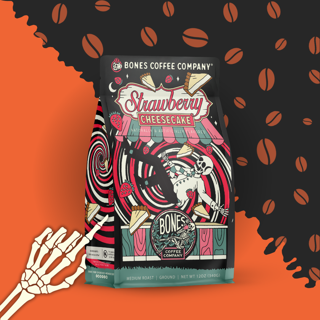 Strawberry Cheesecake Flavored | 12oz | Whole Bean & Ground