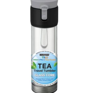 12oz Trio Clear Tea Travel Tumbler